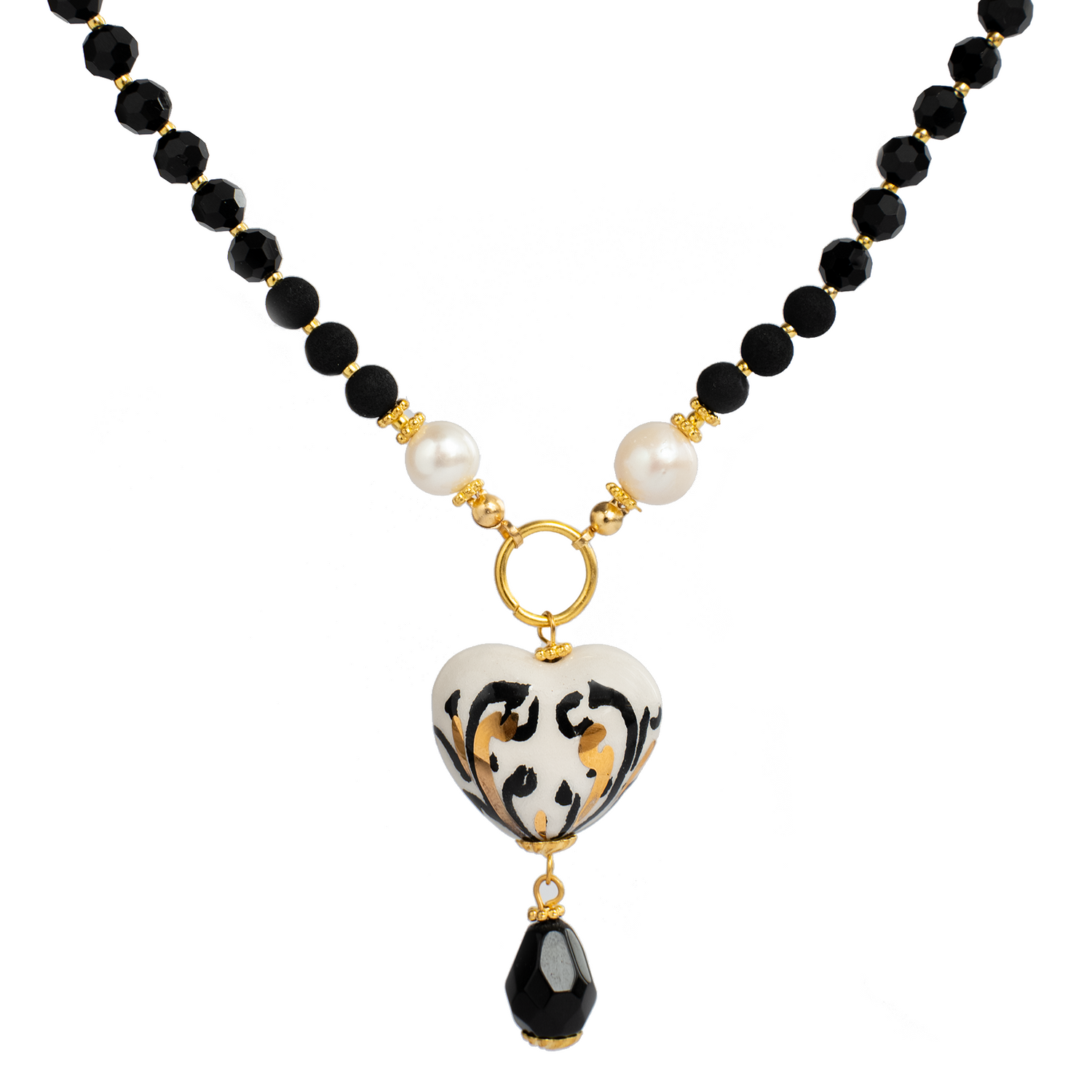 Collana cuore barocco image 0