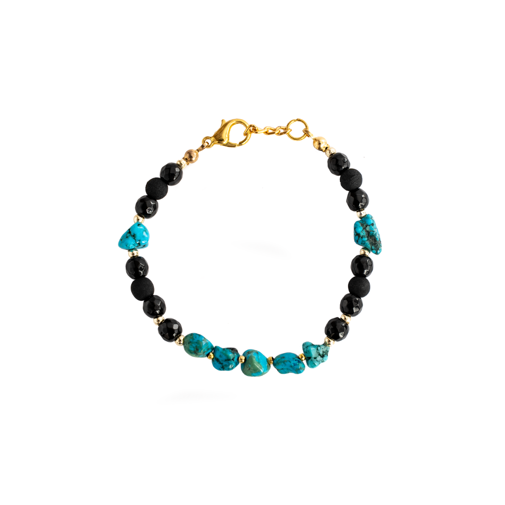 Bracciale pietre dure turchese image 0