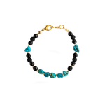 Bracciale pietre dure turchese image 0