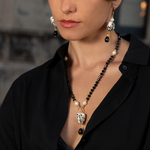 Baroque heart earrings image 2