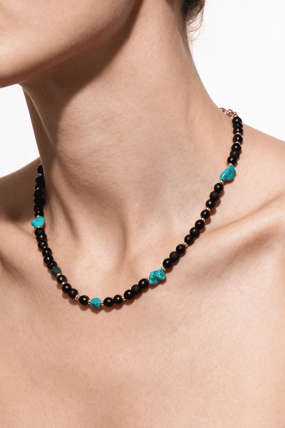 Collana pietre dure turchese