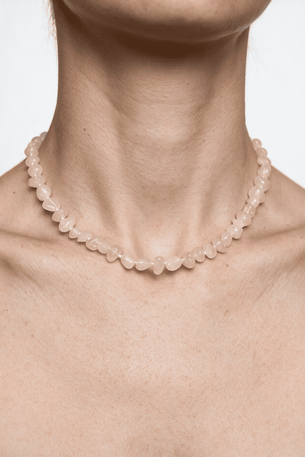 Collana quarzo rosa scaglie - Amore e Dolcezza