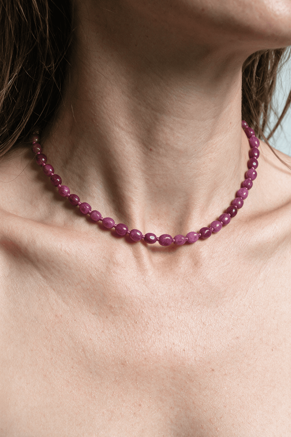 Collana sassi Agata - Equilibrio e Protezione