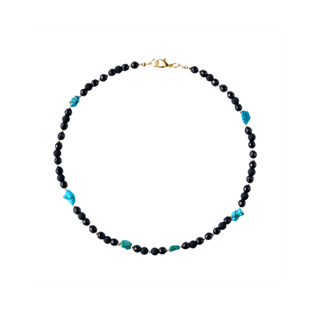 Collana pietre dure turchese image 0